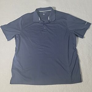 Reebok Golf Short Sleeve Polo Shirt Men's 3XL Blue Performance